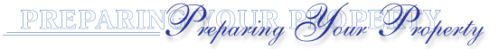 PREPARING YOUR PROPERTY. Pre-Marketing Checklist