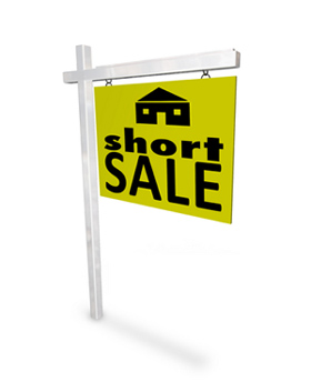 real estate sign for short sale