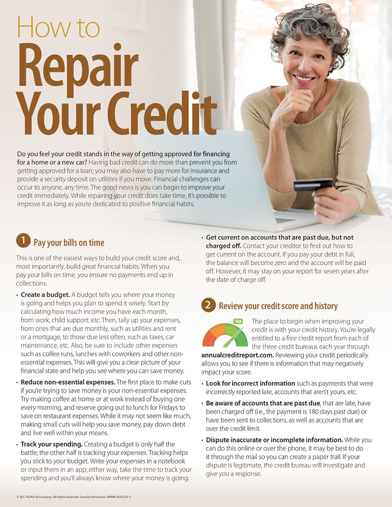 IOV How to repair your credit
