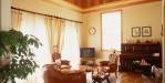 Living room with shades open Bright and open Living Space